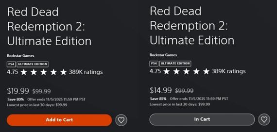 Sony testuje rôzne nacenenia hier na PS Store